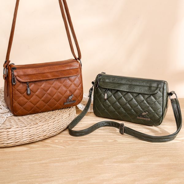 ladies rhombus lattice crossbody all-match solid color shoulder quality small pu leather messenger handbags
ladies rhombus lattice crossbody all-match solid color shoulder quality small pu leather messenger handbags