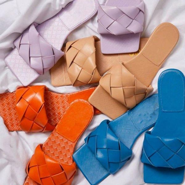 elegant summer women slippers pu leather weaving flat heel solid rubber sole beach outdoor slides casual sandals ladies shoes, Black
elegant summer women slippers pu leather weaving flat heel solid rubber sole beach outdoor slides casual sandals ladies shoes, Black