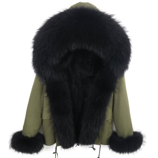 women's fur & faux 2021 real coat waterproof parkas natural lining parka raccoon winter jacket women collar warm thick, Black
women's fur & faux 2021 real coat waterproof parkas natural lining parka raccoon winter jacket women collar warm thick, Black