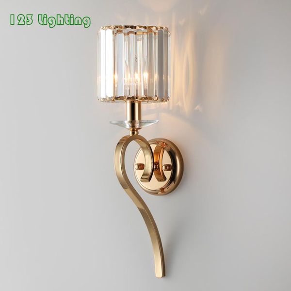 wall lamp crystal led artistic modeling parlor bedside aisle sconce plated gold e14 bulb nordic lighting fixtures 110-240v
wall lamp crystal led artistic modeling parlor bedside aisle sconce plated gold e14 bulb nordic lighting fixtures 110-240v