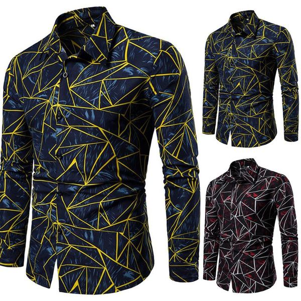 men's casual shirts autumn winter check printed lapel mens long sleeve slim fit button down blouse party blouses plus over, White;black
men's casual shirts autumn winter check printed lapel mens long sleeve slim fit button down blouse party blouses plus over, White;black