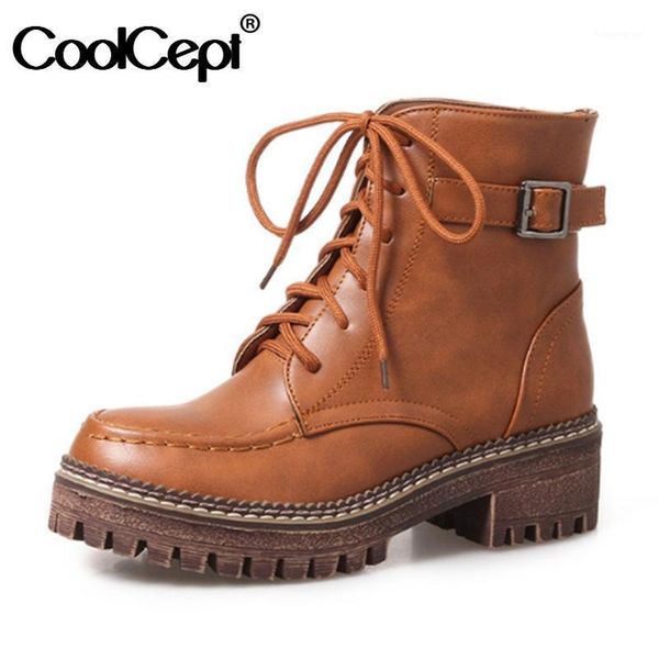 boots coolcept size 33-43 women ankle fashion buckle cross strap winter shoes woman platform short boot lady daily footwear1, Black
boots coolcept size 33-43 women ankle fashion buckle cross strap winter shoes woman platform short boot lady daily footwear1, Black