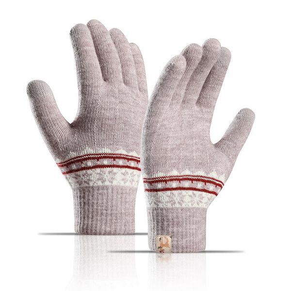 five fingers gloves ladies winter knitted warm double layer plus velvet student touch screen cycling mountaineering sports, Blue;gray
five fingers gloves ladies winter knitted warm double layer plus velvet student touch screen cycling mountaineering sports, Blue;gray