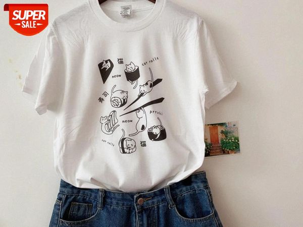 sunfiz HJN Japan Sushi Cat Lazy Tshirt Women's Funny New T Shirts Kittens Food T-Shirt Women O-Neck Slim Tee Shirt #wZ0x, White
sunfiz HJN Japan Sushi Cat Lazy Tshirt Women's Funny New T Shirts Kittens Food T-Shirt Women O-Neck Slim Tee Shirt #wZ0x, White