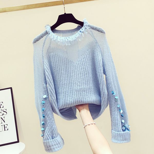 2021 spring autumn new korean style women's blouses long sequins lantern sleeve release jumper ladies'329v, White;black
2021 spring autumn new korean style women's blouses long sequins lantern sleeve release jumper ladies'329v, White;black