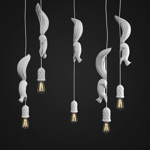 nordic designer pendant light resin squirrel hanglamp for dining room bedroom bar decor luminaire suspension e27 light fixtures
nordic designer pendant light resin squirrel hanglamp for dining room bedroom bar decor luminaire suspension e27 light fixtures