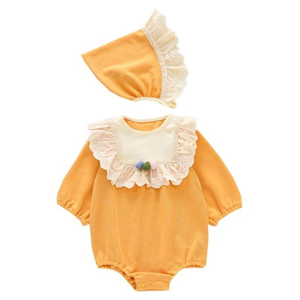 baby girl long sleeve cotton romper with hat newborn princess jumpsuit outfits, White
baby girl long sleeve cotton romper with hat newborn princess jumpsuit outfits, White