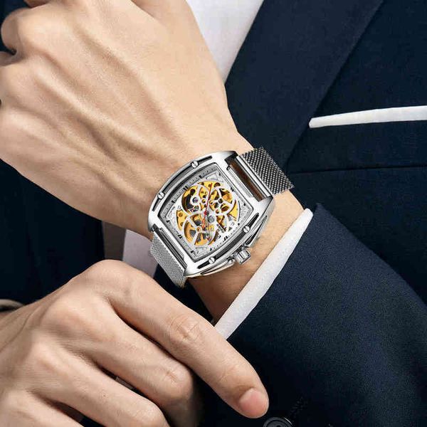 man clock fire design 2021 luxury gentlemen mechanical sier steel waterproof automatic s reloj hombre, Slivery;brown
man clock fire design 2021 luxury gentlemen mechanical sier steel waterproof automatic s reloj hombre, Slivery;brown
