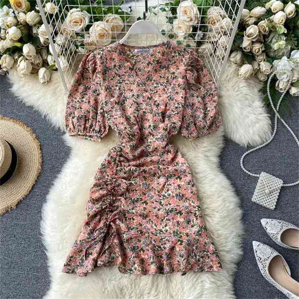women vintage dress summer slim puff sleeve v neck bodycon es eleagnt ladies floral trumpet vestidos 210525, Black;gray
women vintage dress summer slim puff sleeve v neck bodycon es eleagnt ladies floral trumpet vestidos 210525, Black;gray