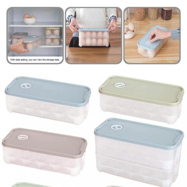 storage bottles & jars stable base practical transparent cover non-slip egg box space-saving holder double layered for refrigerator
storage bottles & jars stable base practical transparent cover non-slip egg box space-saving holder double layered for refrigerator