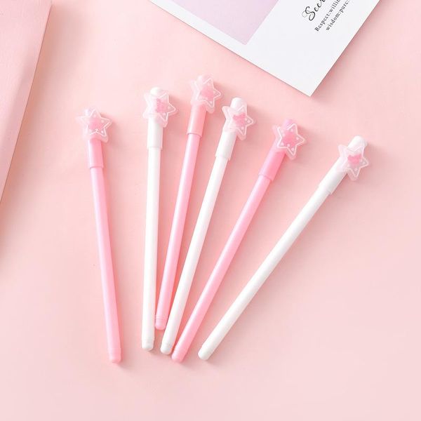 gel pens coloffice cute girl heart pentagram star pen creative student writing tool black ink 0.5mm kawaii stationery 1pc
gel pens coloffice cute girl heart pentagram star pen creative student writing tool black ink 0.5mm kawaii stationery 1pc