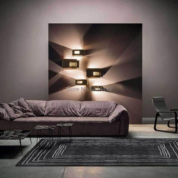fashion modern minimalist geometric black and white line frame living room bedroom bedside carpet floor mat customization
fashion modern minimalist geometric black and white line frame living room bedroom bedside carpet floor mat customization