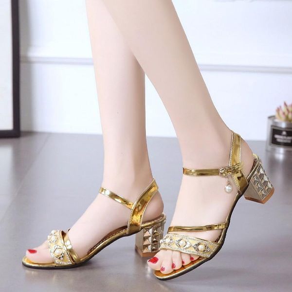 dress shoes fashion front rear strap crystal square heels women sandals peep toe ankle med, Black
dress shoes fashion front rear strap crystal square heels women sandals peep toe ankle med, Black