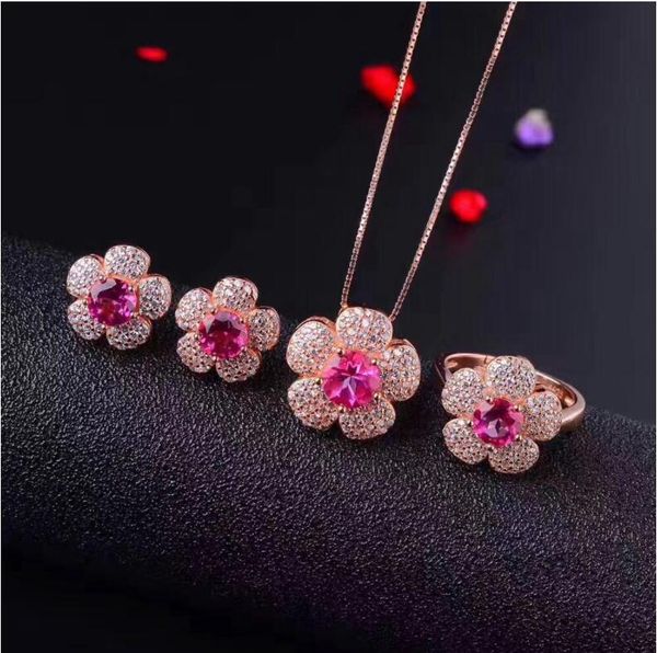 bracelet, earrings & necklace pink z jewelry set natural real 925 sterling silver 1pc pendant,1pc ring,2pcs earrrings, Black
bracelet, earrings & necklace pink z jewelry set natural real 925 sterling silver 1pc pendant,1pc ring,2pcs earrrings, Black