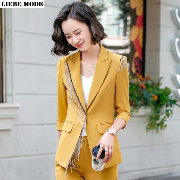 office ladies summer white green yellow khaki blazer half length sleeve woman korean fashion tassel suit jacket coat women women's suit, White;black
office ladies summer white green yellow khaki blazer half length sleeve woman korean fashion tassel suit jacket coat women women's suit, White;black