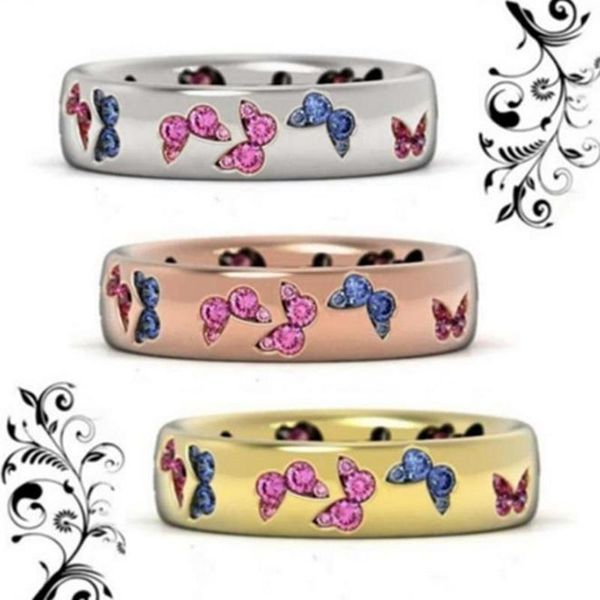 cluster rings fashion 2021 individual creativity butterfly color ring women's wedding elegant multi charming girl gift, jewelry, Golden;silver
cluster rings fashion 2021 individual creativity butterfly color ring women's wedding elegant multi charming girl gift, jewelry, Golden;silver