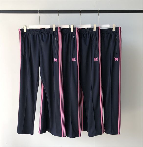 2021 new pink stripe sweatpants men women butterfly embroidery needles awge pants bu0n, Black
2021 new pink stripe sweatpants men women butterfly embroidery needles awge pants bu0n, Black