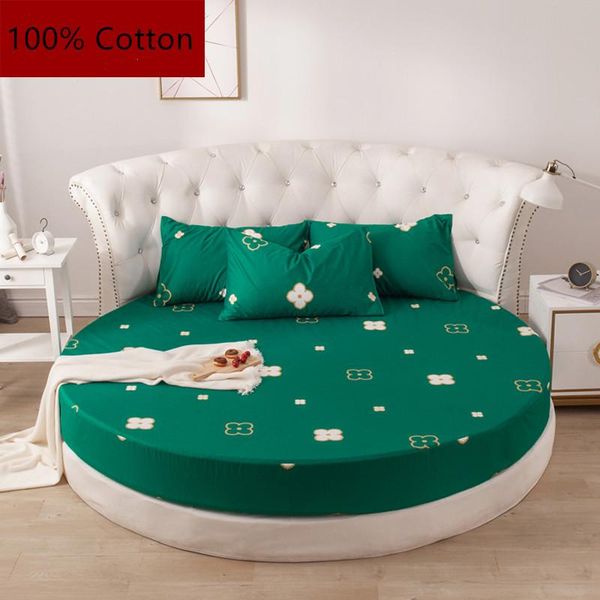 sheets & sets 3pcs/set 100% cotton round fitted bed sheet european style solid color and 2 case linen for 200cm 220cm
sheets & sets 3pcs/set 100% cotton round fitted bed sheet european style solid color and 2 case linen for 200cm 220cm