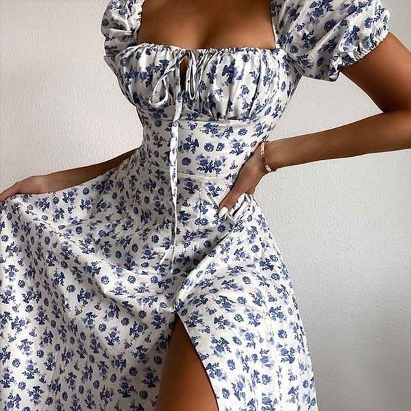 summer floral print party women dress long puff short sleeve elegant club sweet laides chic maxi, Black;gray
summer floral print party women dress long puff short sleeve elegant club sweet laides chic maxi, Black;gray