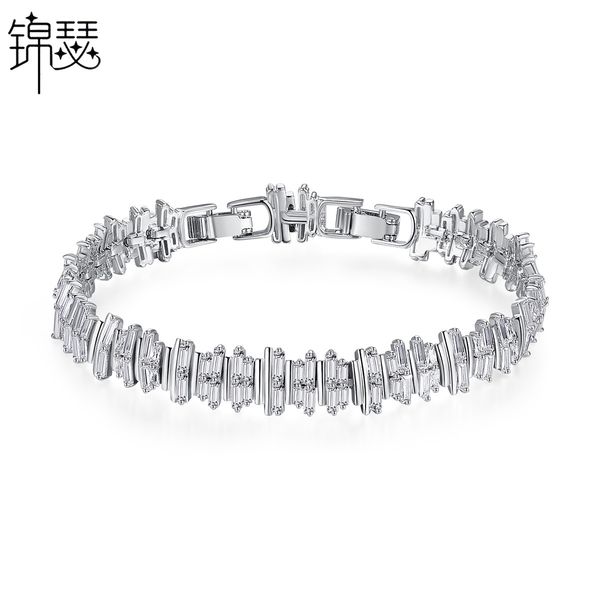 bangles bracelet jinse yihan simple korean women's zircon size adjustable banquet ornament gift, Black
bangles bracelet jinse yihan simple korean women's zircon size adjustable banquet ornament gift, Black