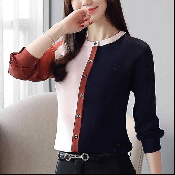 womens and blouses new splice color 2021 o neck chiffon long sleeves blusas feminina office women blouse shirts 631f, White
womens and blouses new splice color 2021 o neck chiffon long sleeves blusas feminina office women blouse shirts 631f, White