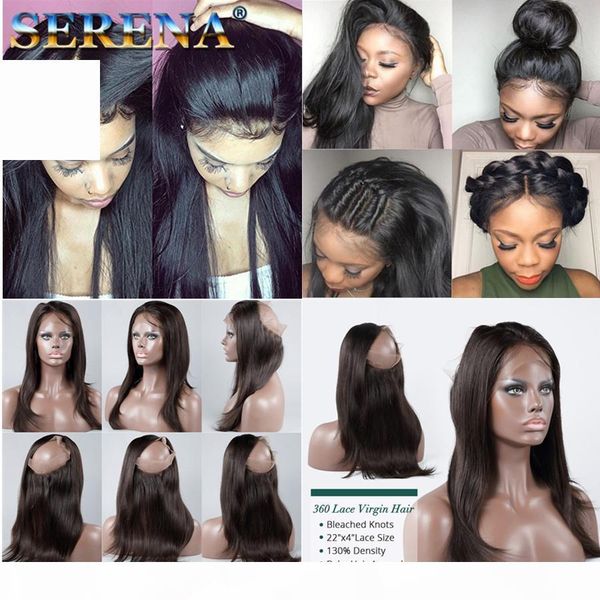 360 lace frontal with bundle peruvian straight virgin hair with closure 360 closure with 3 bundles pre plucked black hair extensions, Black;brown
360 lace frontal with bundle peruvian straight virgin hair with closure 360 closure with 3 bundles pre plucked black hair extensions, Black;brown