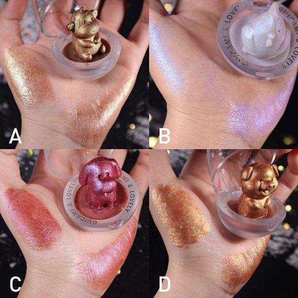bronzers & highlighters 4 color pigmented highlighter eyes face makeup 3d animal shape glitter shimmer eyeshadow diamond shine
bronzers & highlighters 4 color pigmented highlighter eyes face makeup 3d animal shape glitter shimmer eyeshadow diamond shine