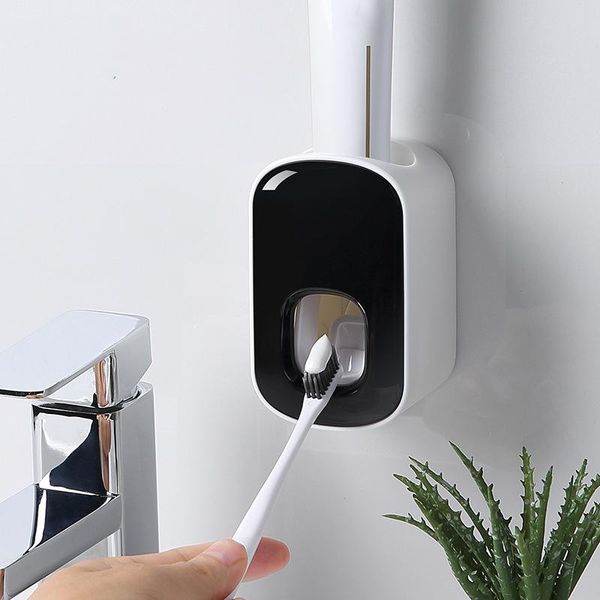 toothbrush holders automatic toothpaste squeezer nail-and seamless paste bathroom wall hanging removable washable ts2 
toothbrush holders automatic toothpaste squeezer nail-and seamless paste bathroom wall hanging removable washable ts2