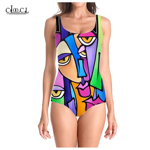 cloocl 2021 summer geometric art 3d print women sleeveless swimsuit casual fashion swimsuits beach one piece swimwear, White;black
cloocl 2021 summer geometric art 3d print women sleeveless swimsuit casual fashion swimsuits beach one piece swimwear, White;black