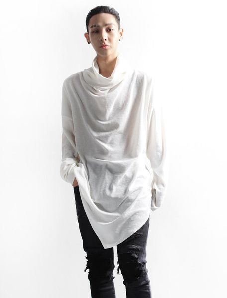 men's t-shirts t-shirt high street style casual loose v neck long sleeve irregular large size top, White;black
men's t-shirts t-shirt high street style casual loose v neck long sleeve irregular large size top, White;black