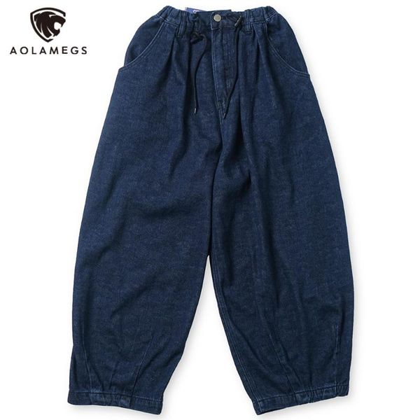men's jeans aolamegs japanese vintage lantern baggy solid minimalist harajuku wide legs cargo denim pants male streetwear, Blue
men's jeans aolamegs japanese vintage lantern baggy solid minimalist harajuku wide legs cargo denim pants male streetwear, Blue