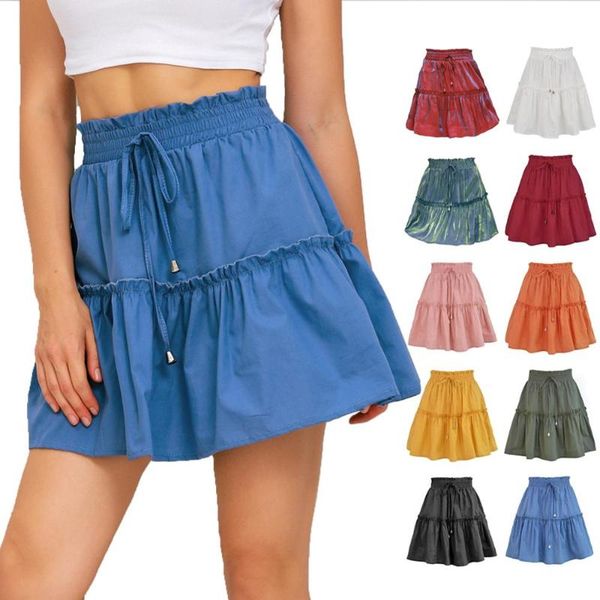 skirts solid color short mini women summer ruffle high waist bow tie skirt ladies streetwear slim bottoms saias 2021, Black
skirts solid color short mini women summer ruffle high waist bow tie skirt ladies streetwear slim bottoms saias 2021, Black