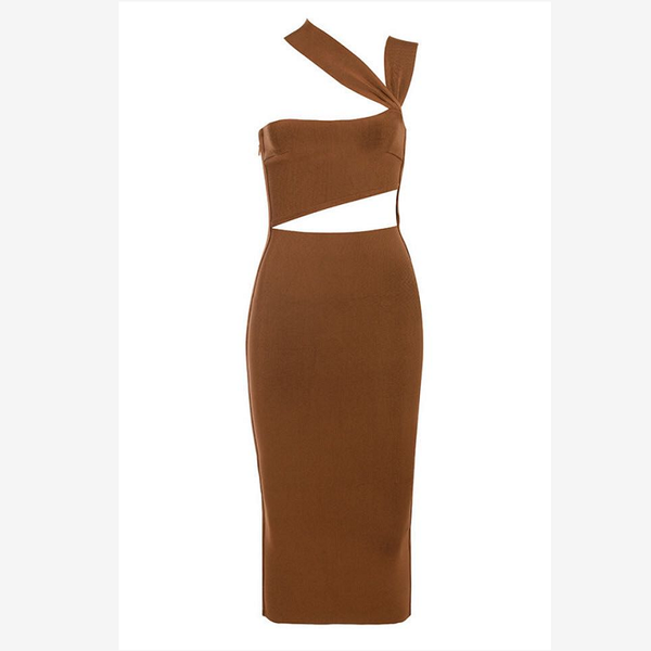 casual dresses 2021 est bandage dress fashion cut out one shoulder halter bodycon, Black;gray
casual dresses 2021 est bandage dress fashion cut out one shoulder halter bodycon, Black;gray