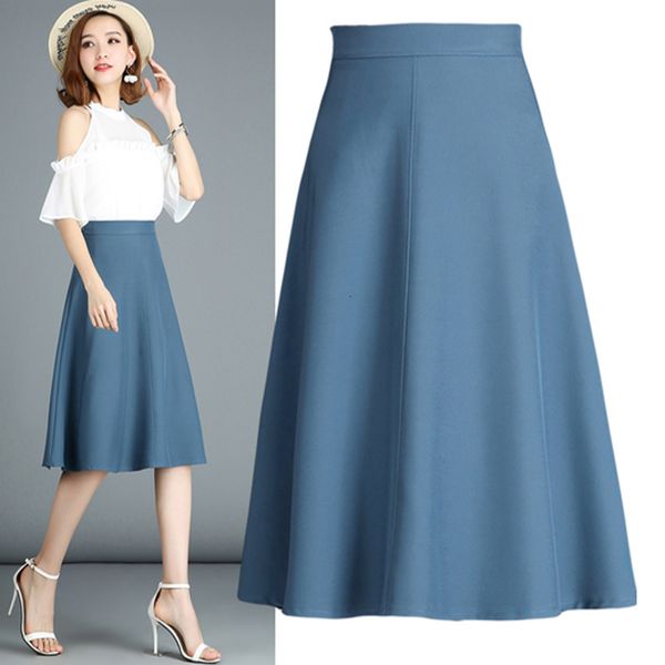 casual dresses high waist office midi skirts for women autumn work wear pleated a-line female saia blue black khaki q4fc, Black;gray
casual dresses high waist office midi skirts for women autumn work wear pleated a-line female saia blue black khaki q4fc, Black;gray