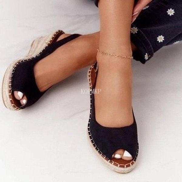 sandals 2022 ladies platform summer style peep toe buckle strap wedge casual weave outdoor shoes 43, Black
sandals 2022 ladies platform summer style peep toe buckle strap wedge casual weave outdoor shoes 43, Black