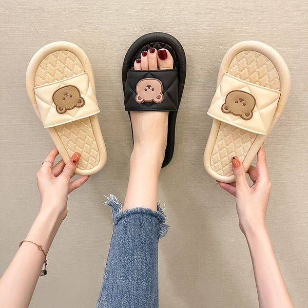 luxury slippers cartoon bear lovely woman summer home indoor cool slippers beach, Black
luxury slippers cartoon bear lovely woman summer home indoor cool slippers beach, Black
