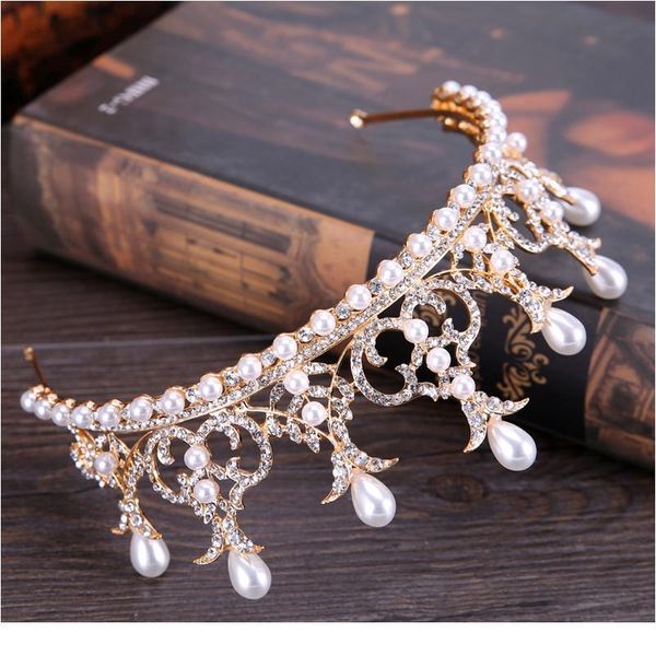 trendy wedding crown pearl headband baroque silver color rhinestone crystal crown princess crown bride wedding hair acc qylhzy
trendy wedding crown pearl headband baroque silver color rhinestone crystal crown princess crown bride wedding hair acc qylhzy