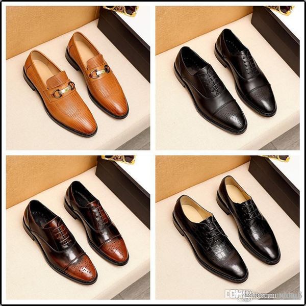 l5 2019 formal shoes designer mens flats shoes casual british style luxury men oxfords party wedding dress shoes for men 33, Black
l5 2019 formal shoes designer mens flats shoes casual british style luxury men oxfords party wedding dress shoes for men 33, Black