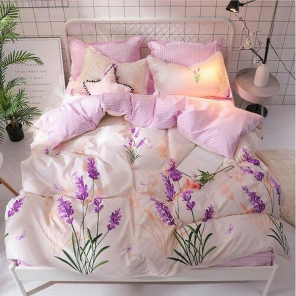 bedding sets case four-piece printing flowers pink set duvet cover+sheet+pillow
bedding sets case four-piece printing flowers pink set duvet cover+sheet+pillow