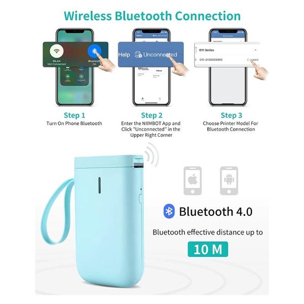 craft tools label machine mini d11 thermal printer bluetooth 4.0 portable maker for barcode symbols logos
craft tools label machine mini d11 thermal printer bluetooth 4.0 portable maker for barcode symbols logos