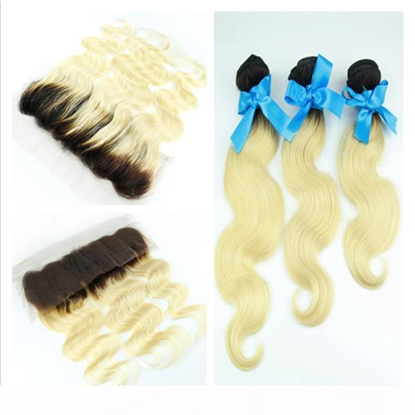 virgin russian blonde ombre hair with 13x4 lace frontal closure 4pcs lot body wave #1b 613 dark roots two tone 3bundles with frontals, Black
virgin russian blonde ombre hair with 13x4 lace frontal closure 4pcs lot body wave #1b 613 dark roots two tone 3bundles with frontals, Black