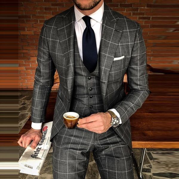 men's suits & blazers men blazer slim fit 2021 spring autumn gray plaid pocket suit jacket casual fashion mens clothing, White;black
men's suits & blazers men blazer slim fit 2021 spring autumn gray plaid pocket suit jacket casual fashion mens clothing, White;black
