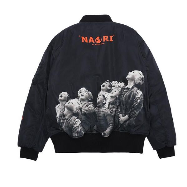 2021 new autumn winter hip-hop streetwear nagri black white children printed women men padded jacket oversize zipper ma1 pocket outerwear b5, White;black
2021 new autumn winter hip-hop streetwear nagri black white children printed women men padded jacket oversize zipper ma1 pocket outerwear b5, White;black