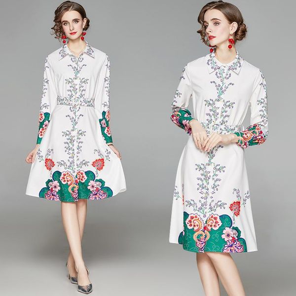 casual dresses big shirt korean women autumn print vintage long sleeve dress female retro knee-length quality white elegant, Black;gray
casual dresses big shirt korean women autumn print vintage long sleeve dress female retro knee-length quality white elegant, Black;gray