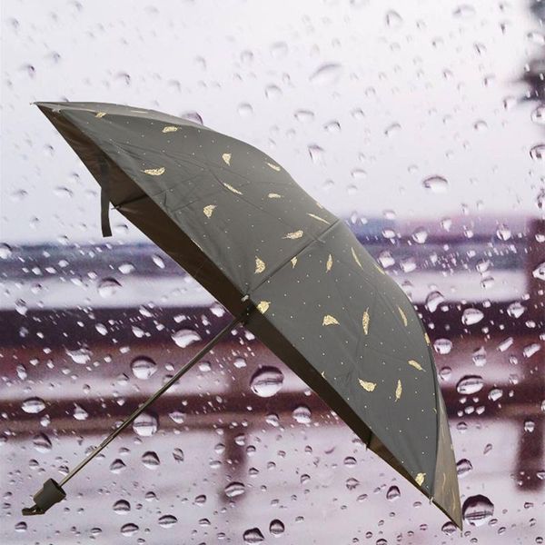 umbrellas creative feather umbrella windproof sun protection uv three folding parasol for women
umbrellas creative feather umbrella windproof sun protection uv three folding parasol for women