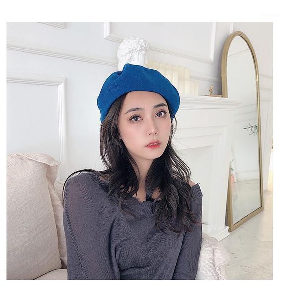 thin blue beret, retro painter hat, breathable knit summer octagonal hat trend women beret berets, Blue;gray
thin blue beret, retro painter hat, breathable knit summer octagonal hat trend women beret berets, Blue;gray