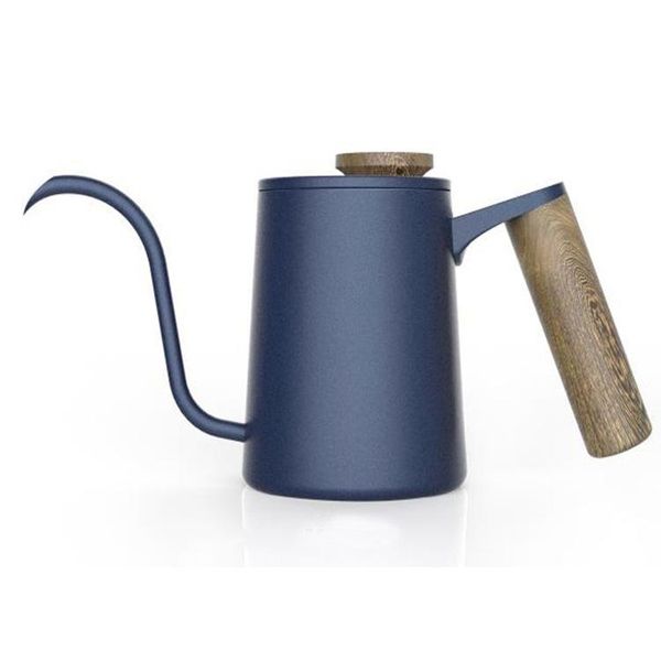 coffee pots 600ml long gooseneck spout drip pot tea kettle stainless steel with wooden handle
coffee pots 600ml long gooseneck spout drip pot tea kettle stainless steel with wooden handle
