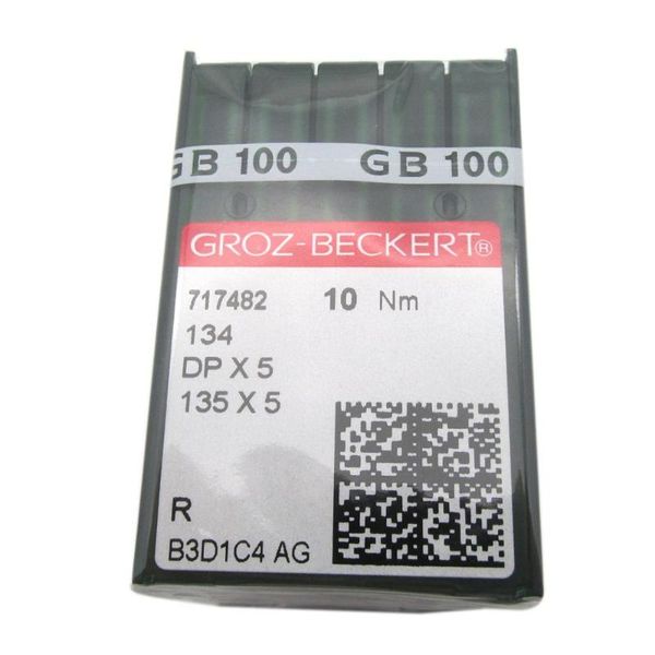 # dpx5 100 groz-beckert 134r 135x5 dpx5 regular round point(r) sewing machine needles, Black
# dpx5 100 groz-beckert 134r 135x5 dpx5 regular round point(r) sewing machine needles, Black