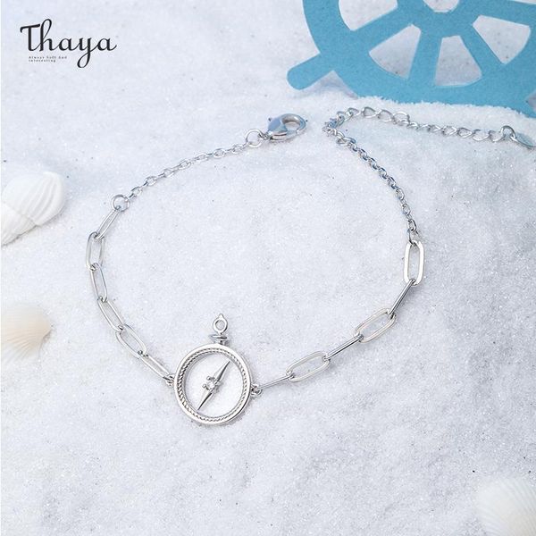 link, chain thaya compass design women bracelet thin hand pave crystal 14+5cm silver color jewelry birthday party fashion gift, Black
link, chain thaya compass design women bracelet thin hand pave crystal 14+5cm silver color jewelry birthday party fashion gift, Black