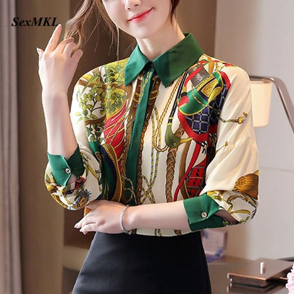 women vintage silk blouses 2021 fashion autumn long sleeve office ladies korean clothes slim elegant work printed shirts, White
women vintage silk blouses 2021 fashion autumn long sleeve office ladies korean clothes slim elegant work printed shirts, White